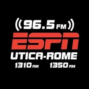 Listen to the station WRNY ESPN Utica-Rome 1310 1350 AM